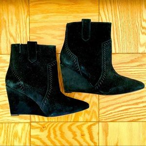 Rebecca Minkoff Black Suede Booties